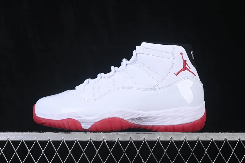 All categories Air Jordan Jordan series basketball shoes Air Jordan 11 Air Jordan 11 Retro AJ11 Joe 11 patent leather white and red CT8012-160